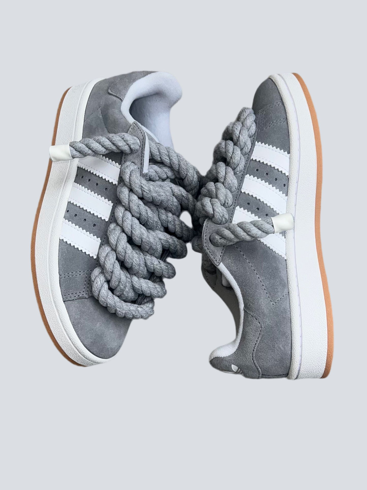 Grey ADIDAS CAMPUS X ROPE LACES