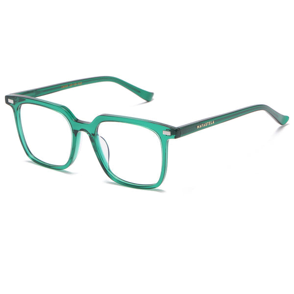 Blue light nerd glasses - Green