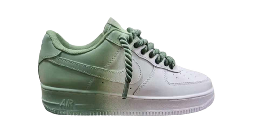 Air force 1 with green rope laces