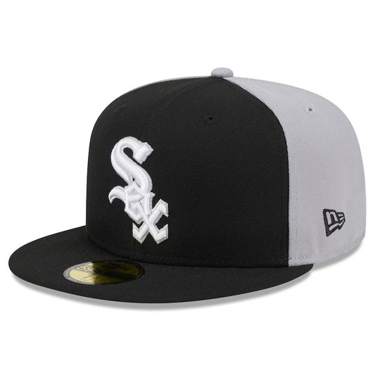 Chicago White Sox New Era Gameday Sideswipe 59FIFTY Fitted Hat - Black/Gray