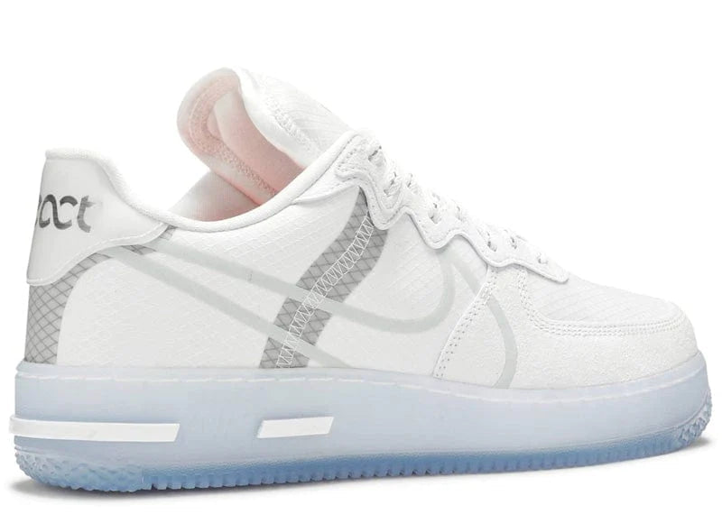 Jordan Air Force 1 React "White Ice" sneakers