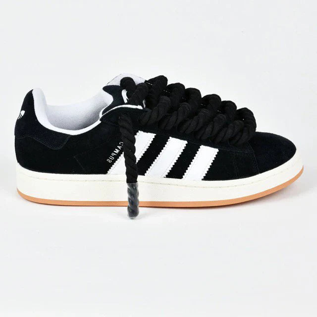 Adidas Originals Junior Campus 00S Black with rope laces  Sneaker