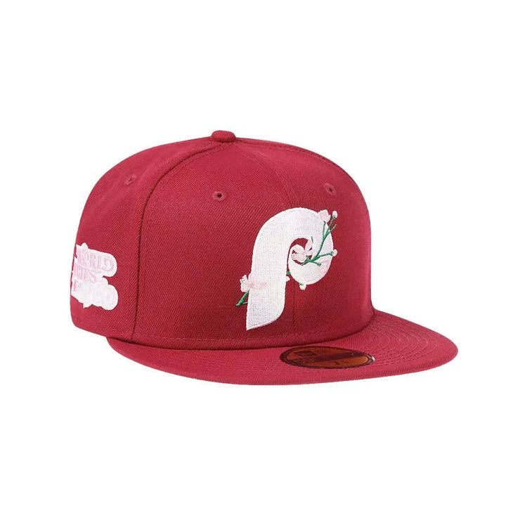 PHILADELPHIA PHILLIES SIDE PATCH BLOOM 1980 WORLD SERIES PATCH FITTED HAT [LIMITED STOCK]