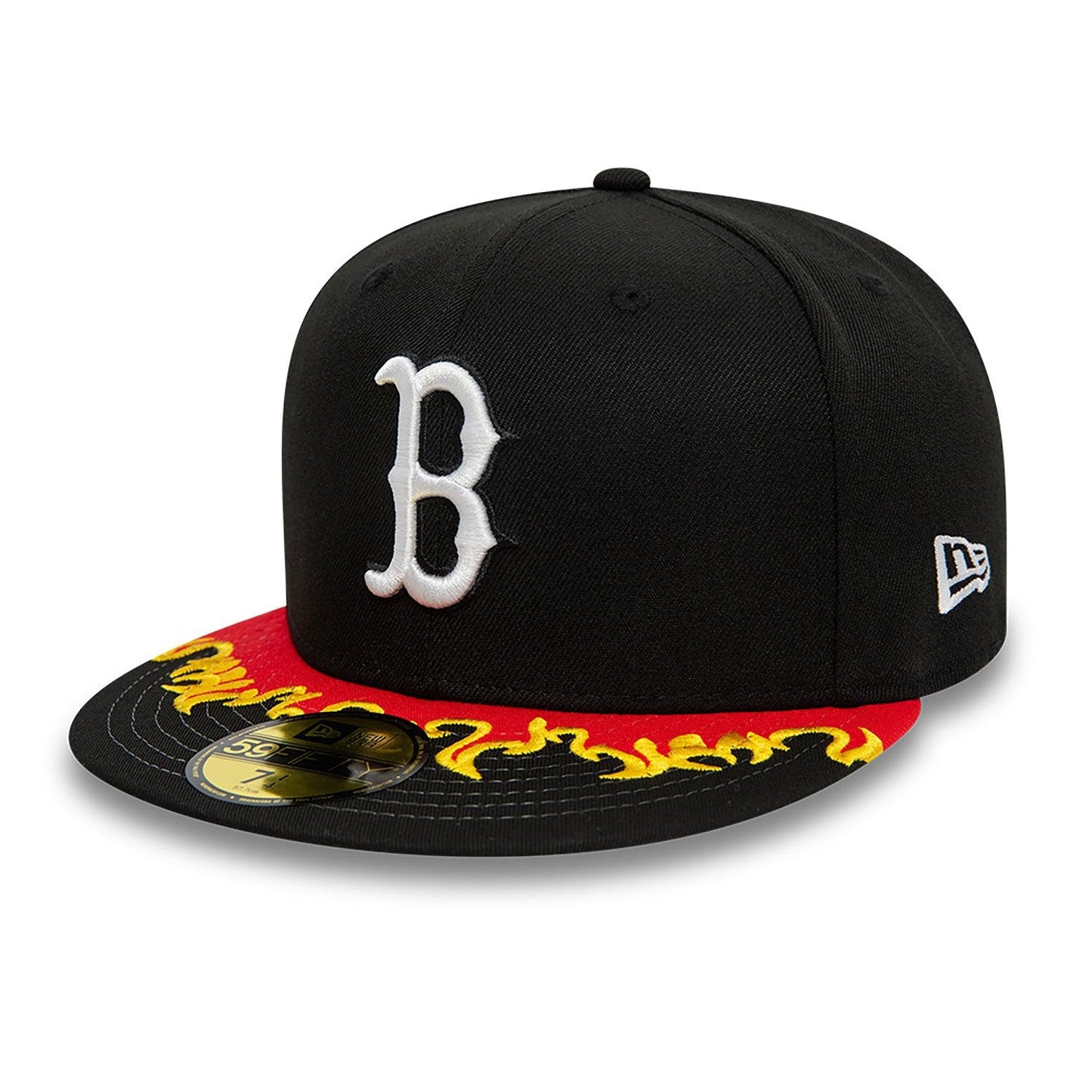 MLB flame visor Boston Red sox