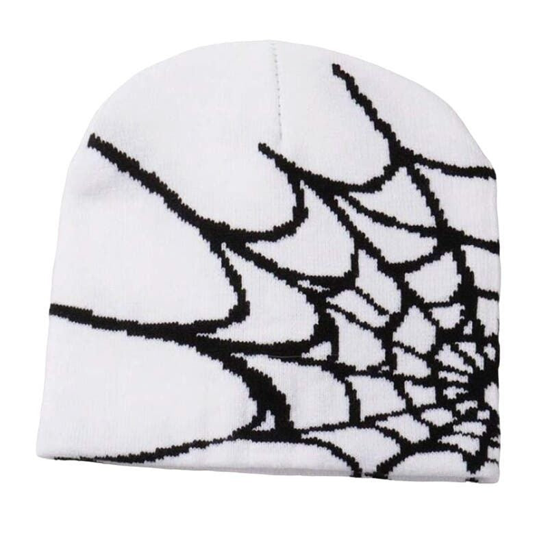 Spider web beanie