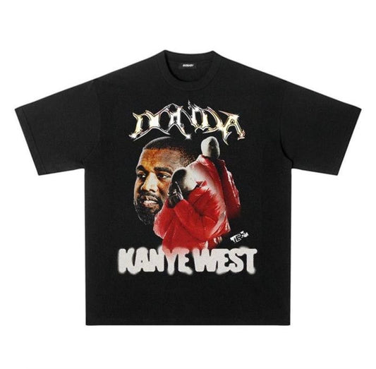 Kanye black graphic tee