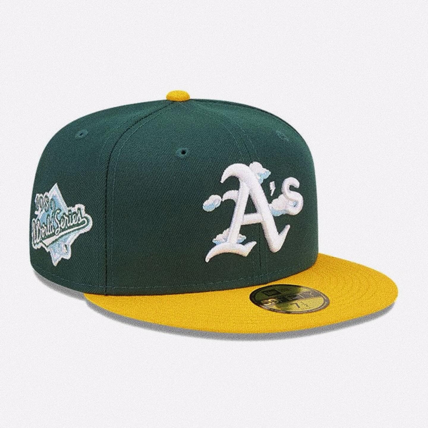 MLB Oakland Athletics Comic Cloud Fitted Hat