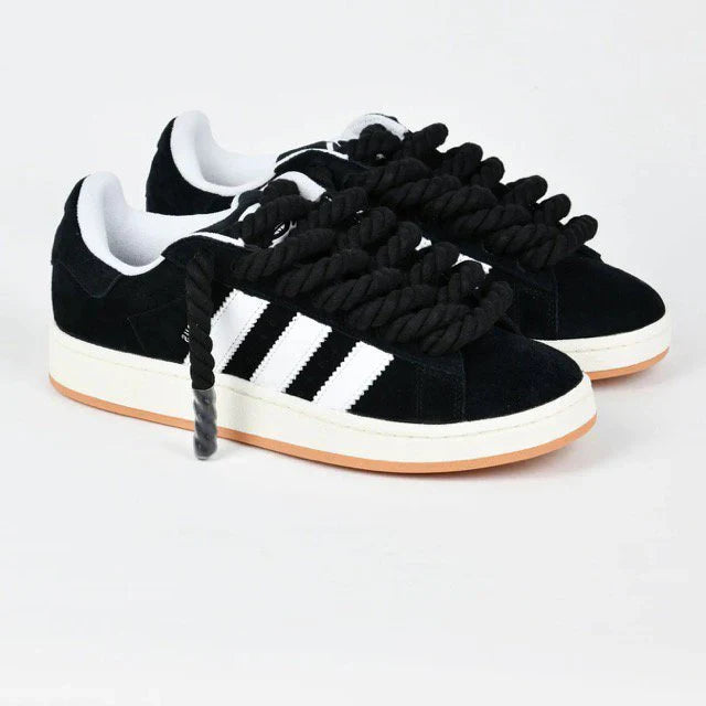 Adidas Originals Junior Campus 00S Black with rope laces  Sneaker