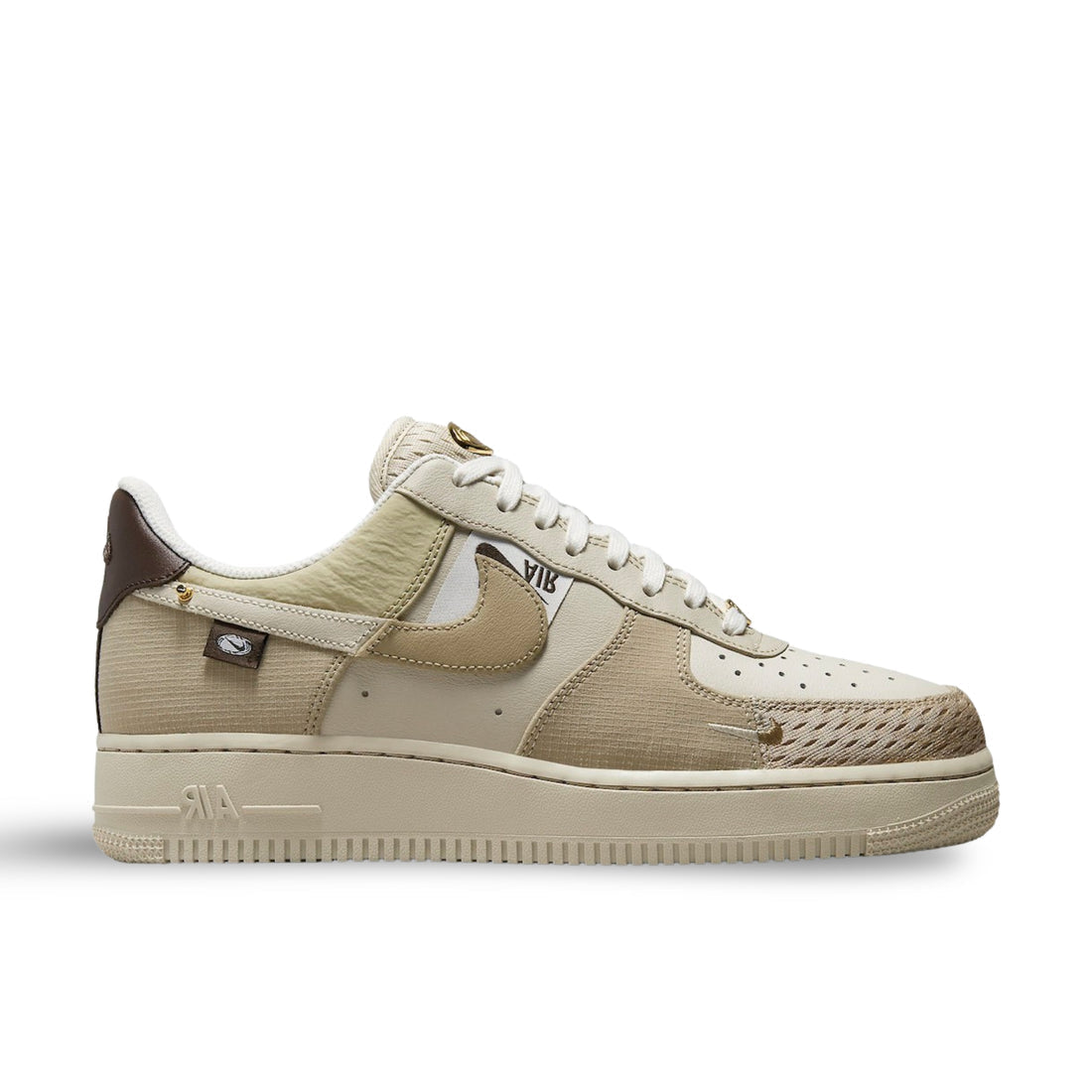 Air force 1 low tan bling