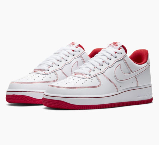 Air force 1s red outline