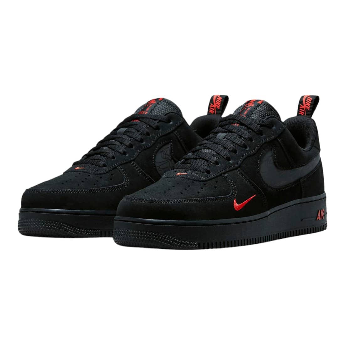 Nike Air Force 1 Low "Multi Swoosh Black/Crimson"