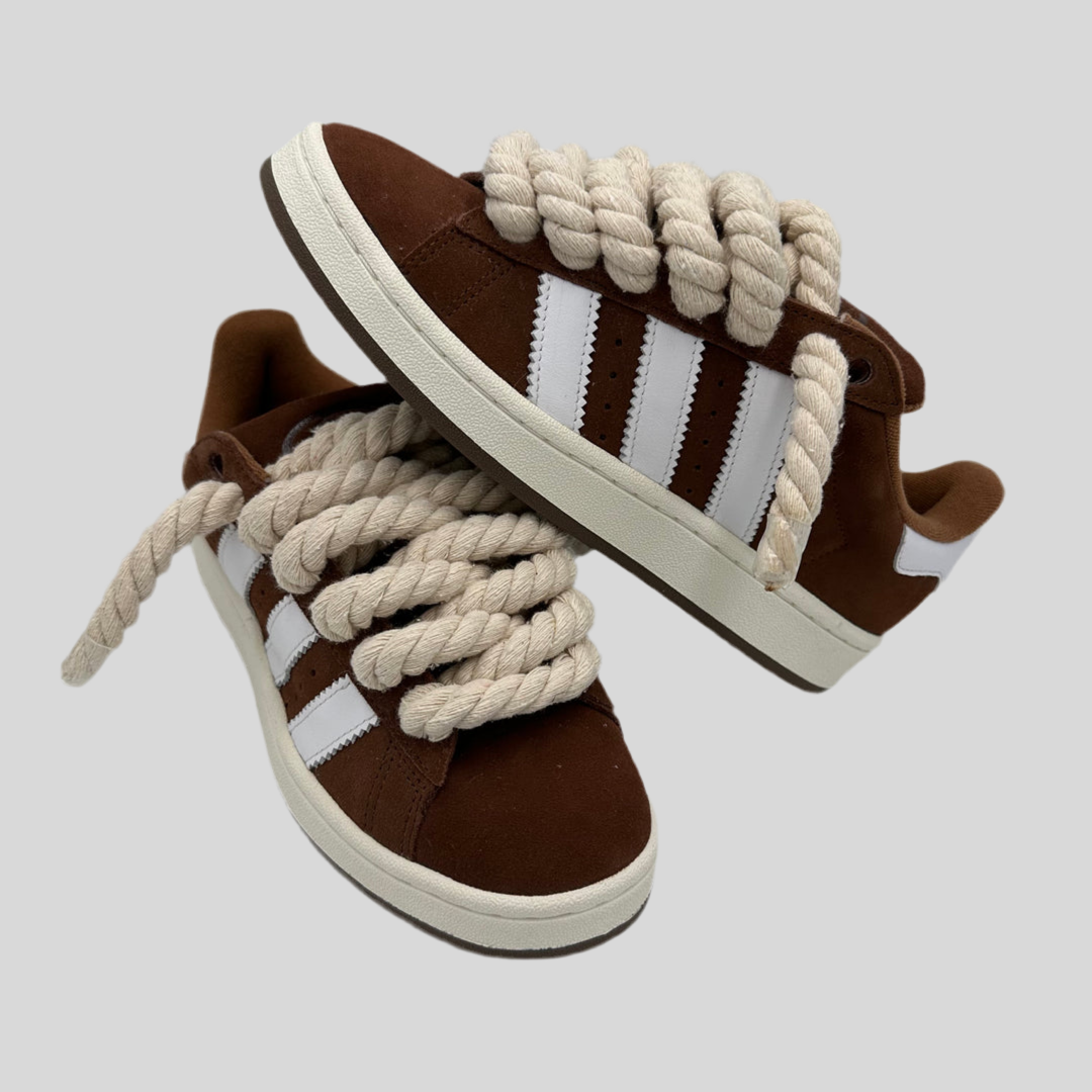 Brown ADIDAS CAMPUS X ROPE LACES