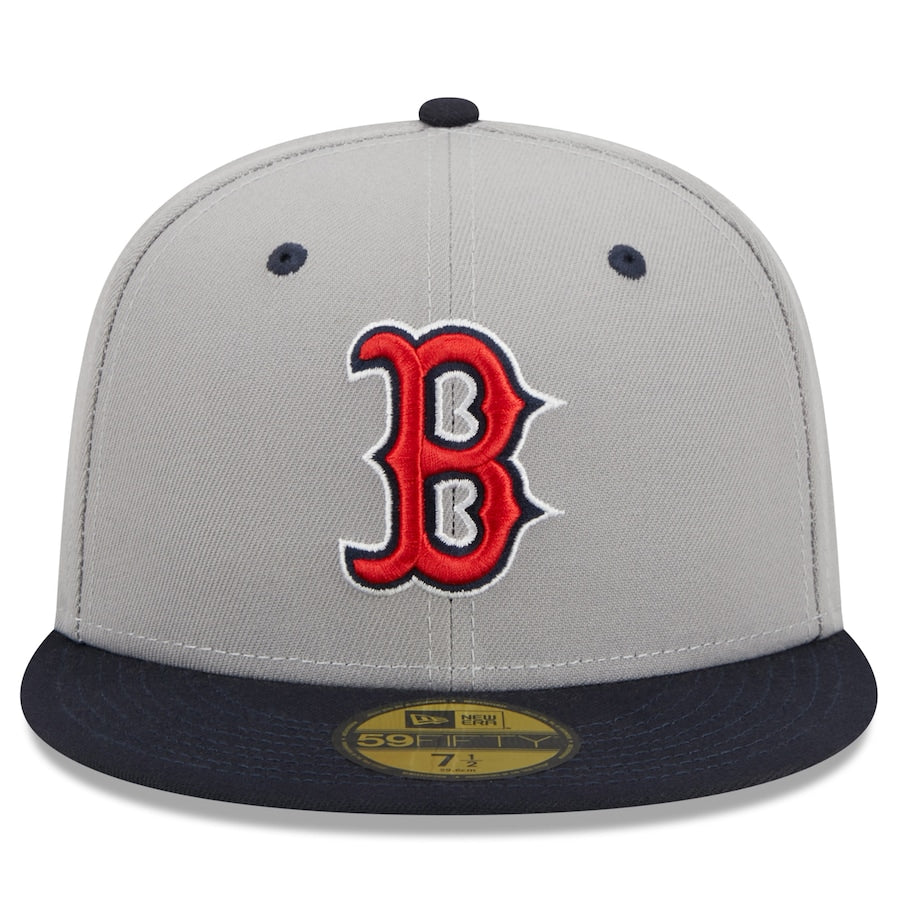 New era gray Boston series