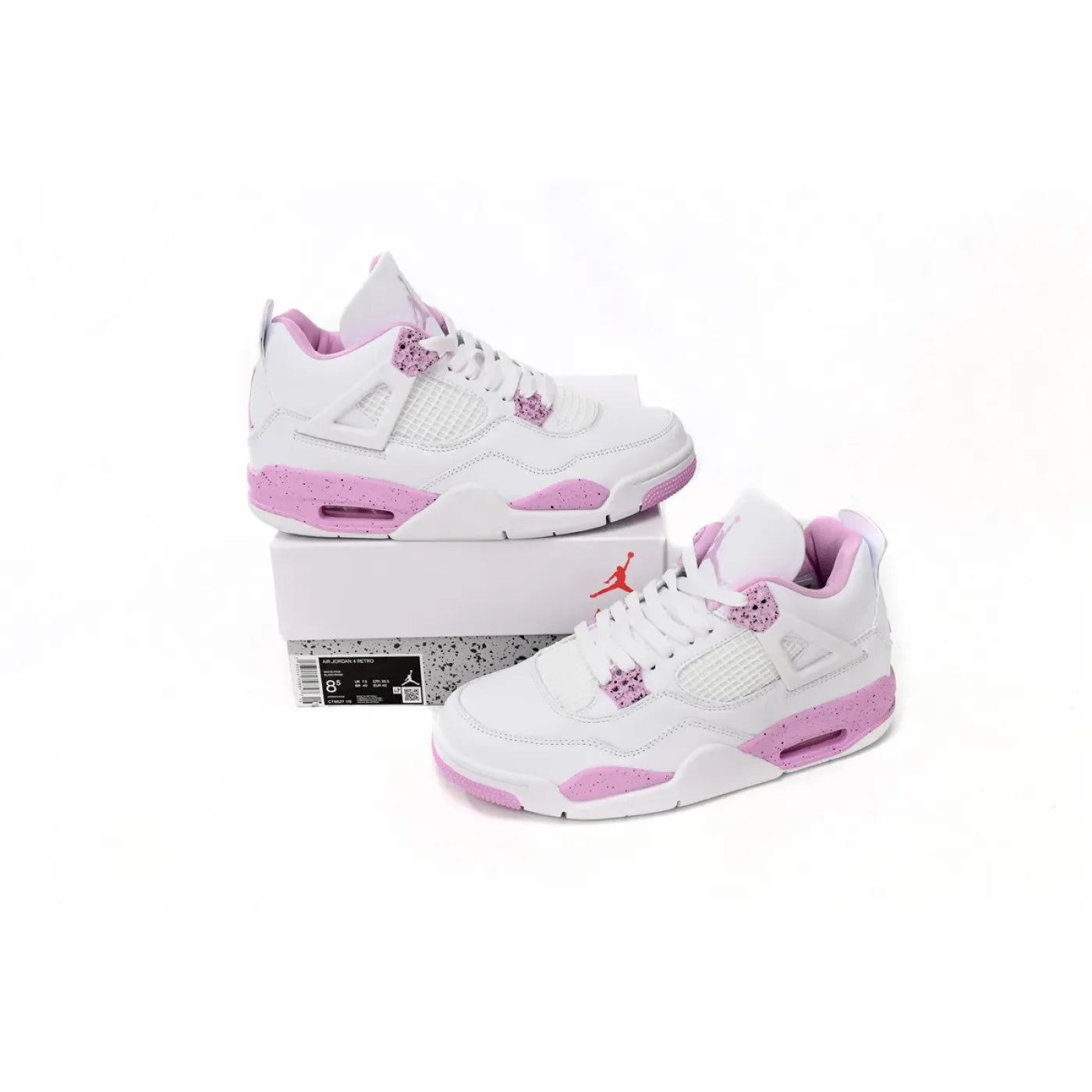 Air Jordan 4 White & Pink