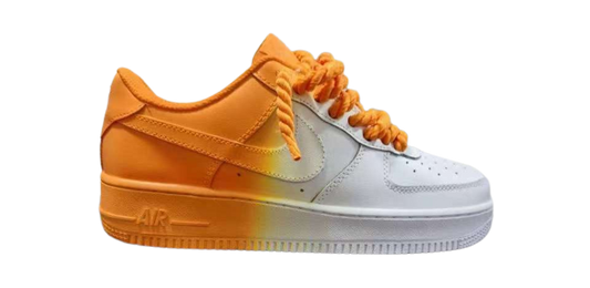 Air force 1 with orange rope laces