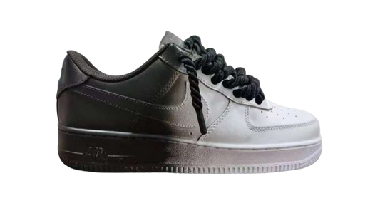 Air force 1 with black rope laces