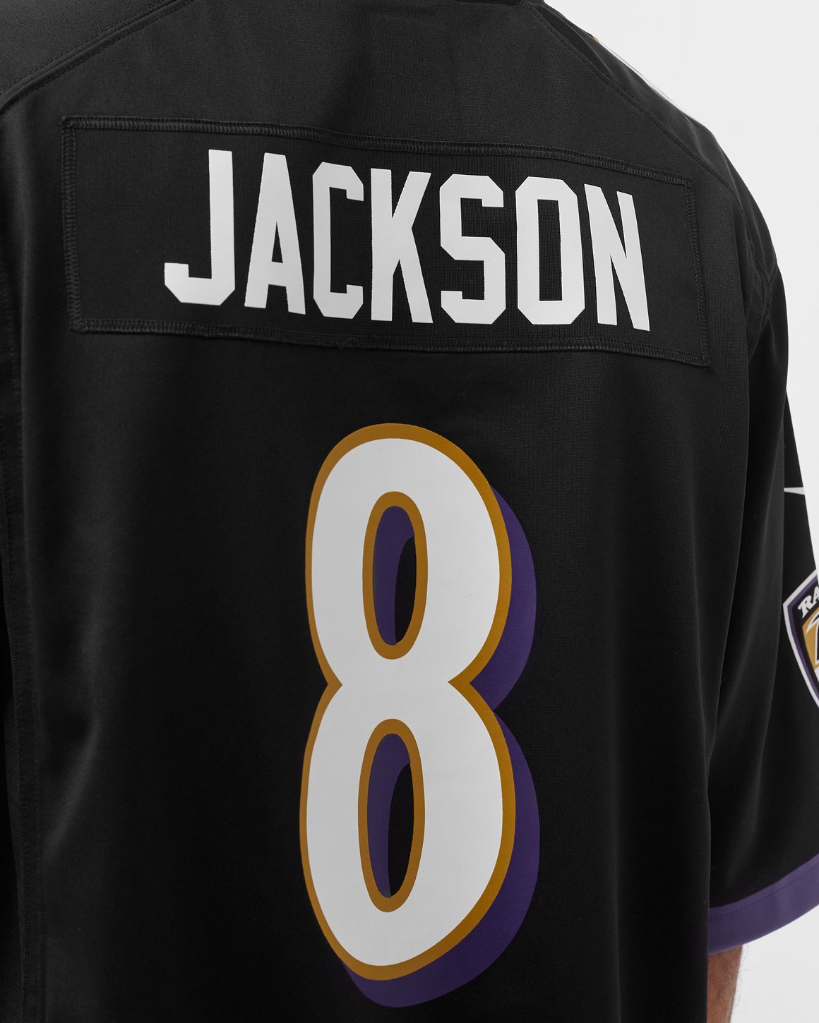 NFL BALTIMORE RAVENS ALTERNATE GAME JERSEY LAMAR JACKSON #8