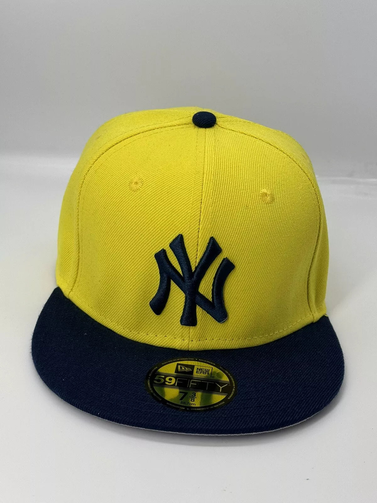 Yankees MLB New Era Fitted 59Fifty Hat -Yellow