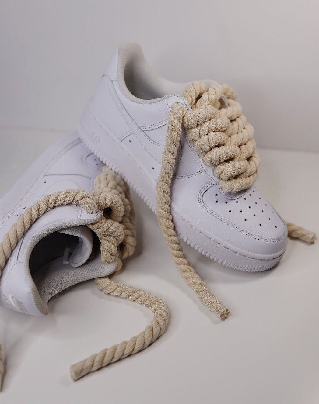 Custom Air forces with rope laces