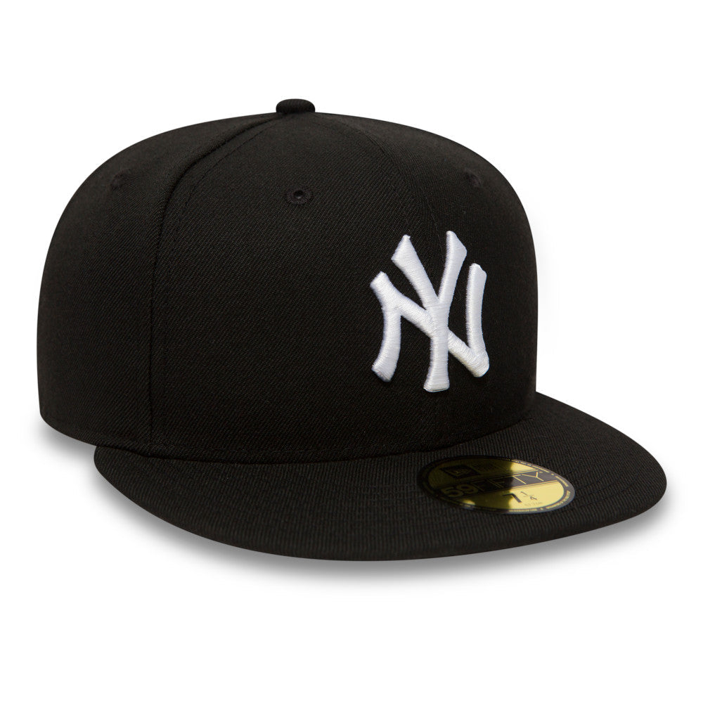 New York Yankees 59FIFTY MLB Basic Black/White Cap