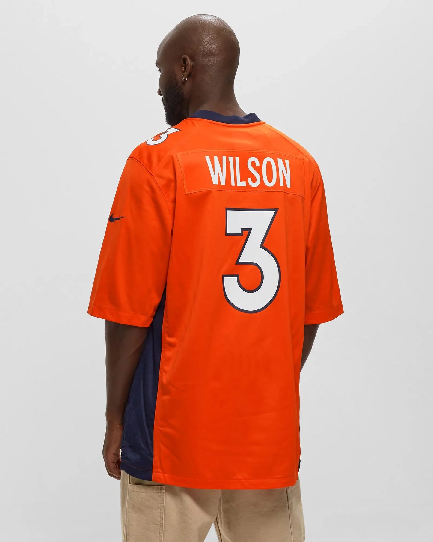 NFL DENVERr BRONCOS RUSSELL WILSON 3 HOME GAME JERSEY