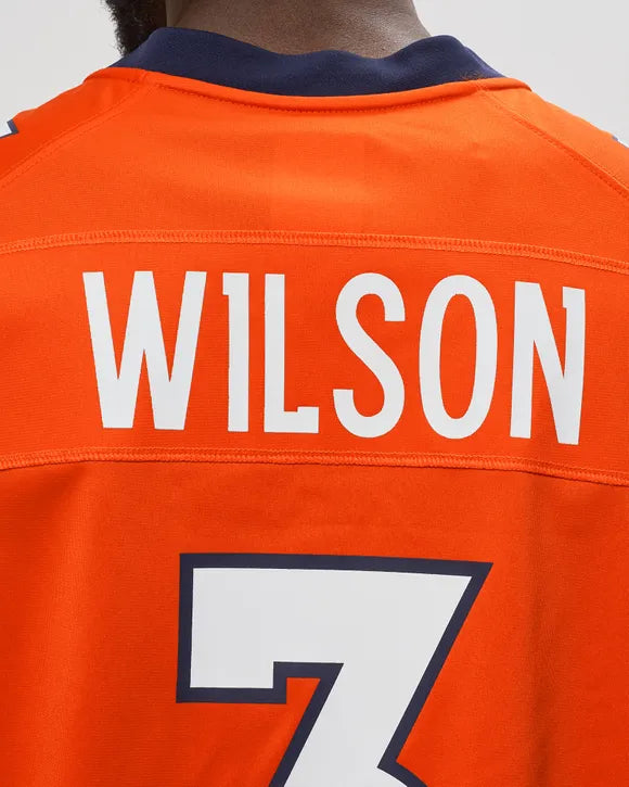 NFL DENVERr BRONCOS RUSSELL WILSON 3 HOME GAME JERSEY