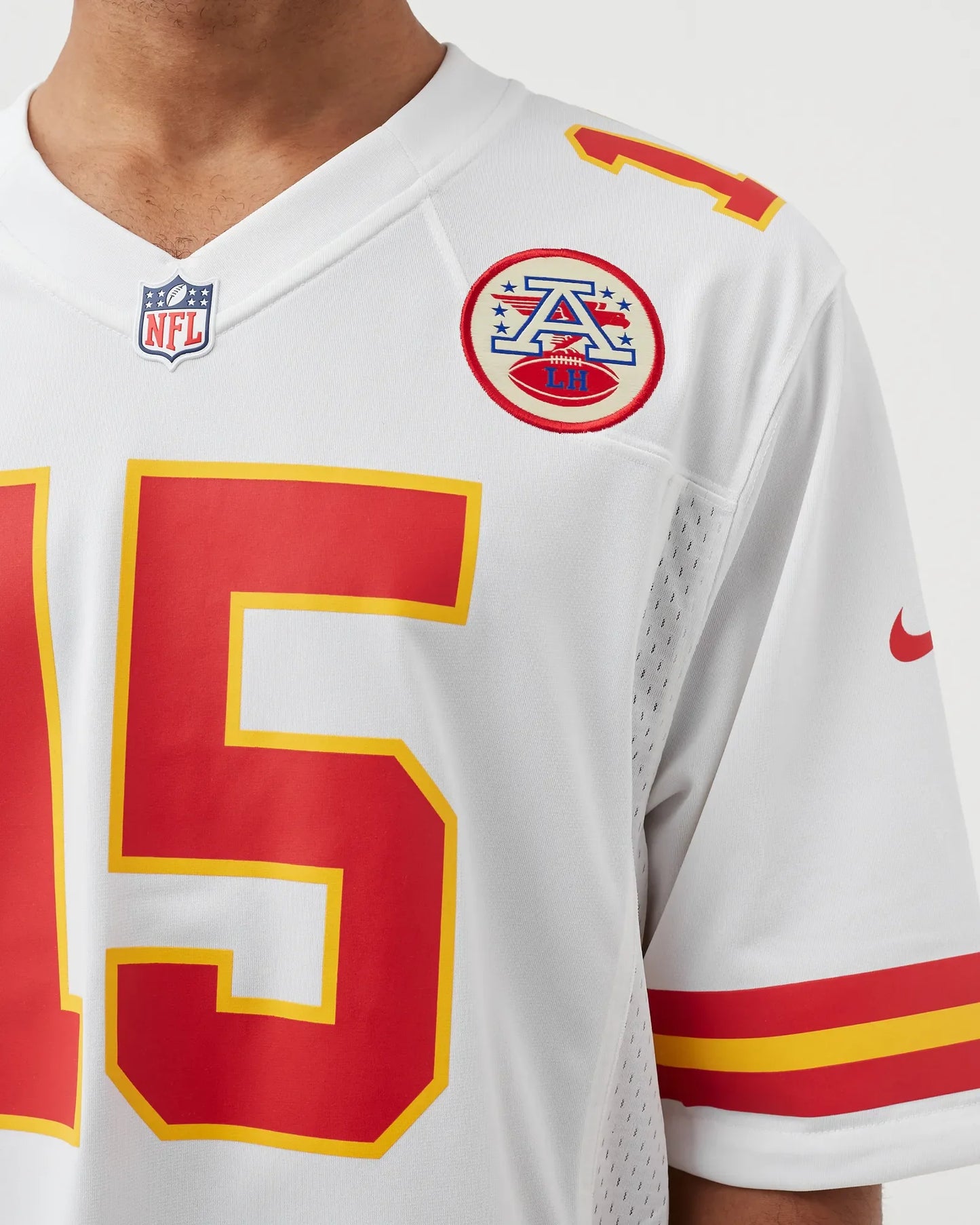 NFL KANSAS CITY CHIEFS ROAD GAME JERSEY PATRICK MAHOMES #15